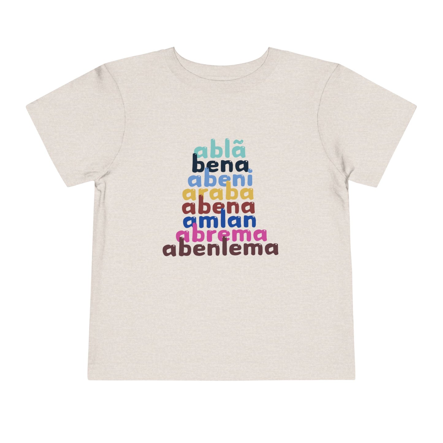 Different Shapes Of Abena Toddler Short Sleeve Tee