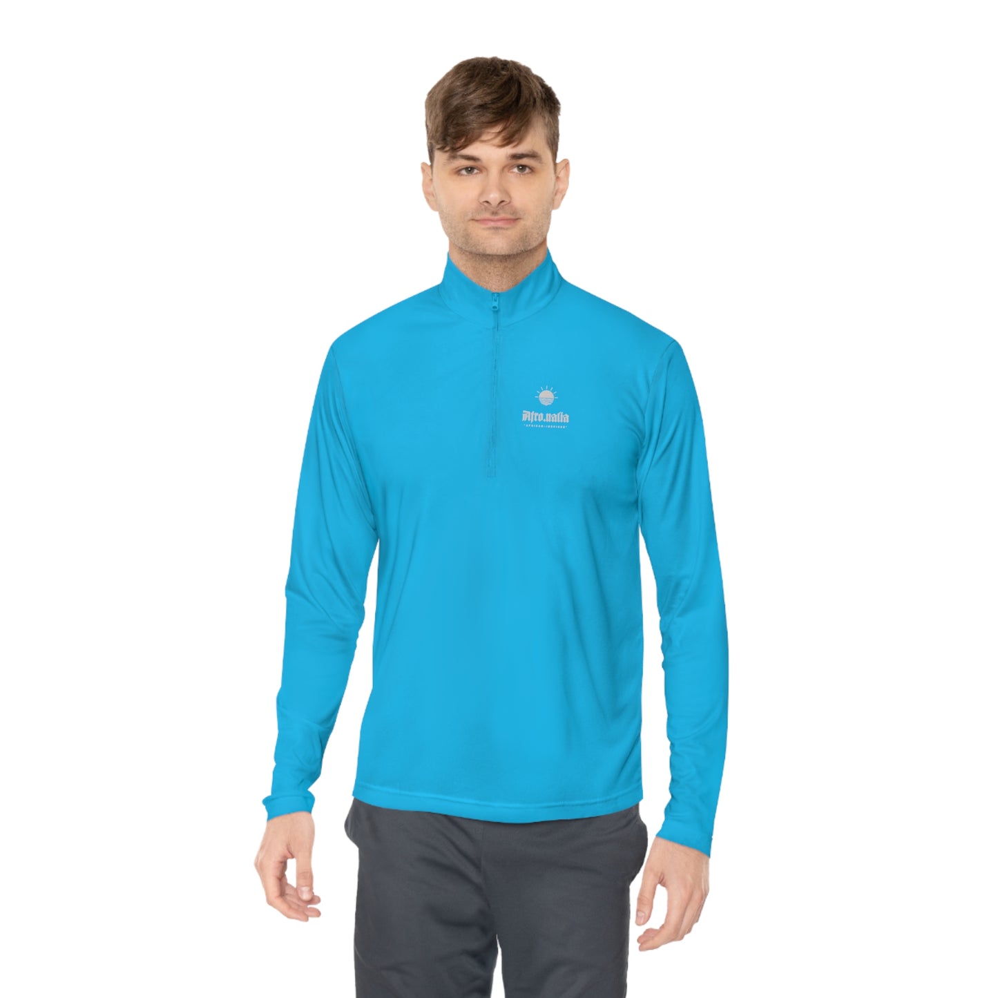 Afronalia Quarter-Zip Pullover