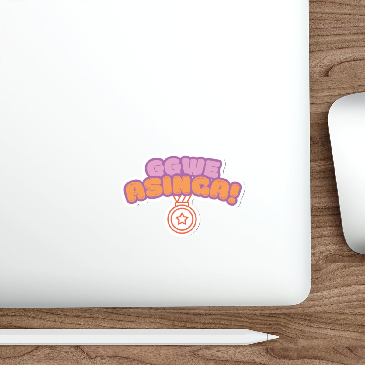 Ggwe Asinga Die-Cut Sticker