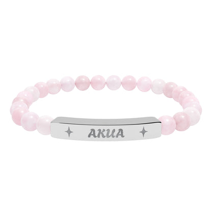 Akua Engraving Stretch Bar Bracelet