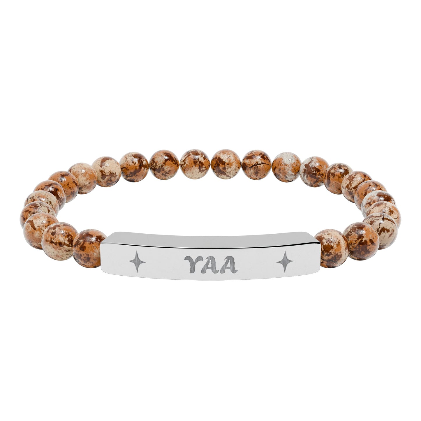 Yaa Stretch Bar Bracelet (Engraving)