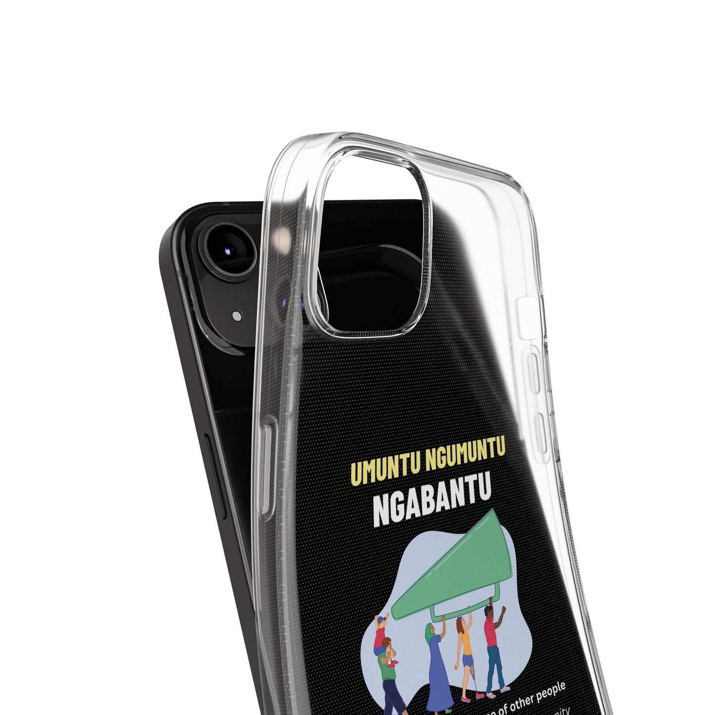 Umuntu Silicone iPhone Case