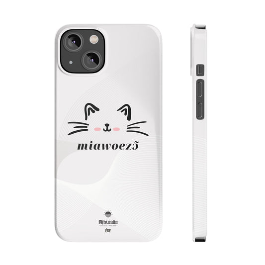 Miawoezo iPhone Slim Phone Cases