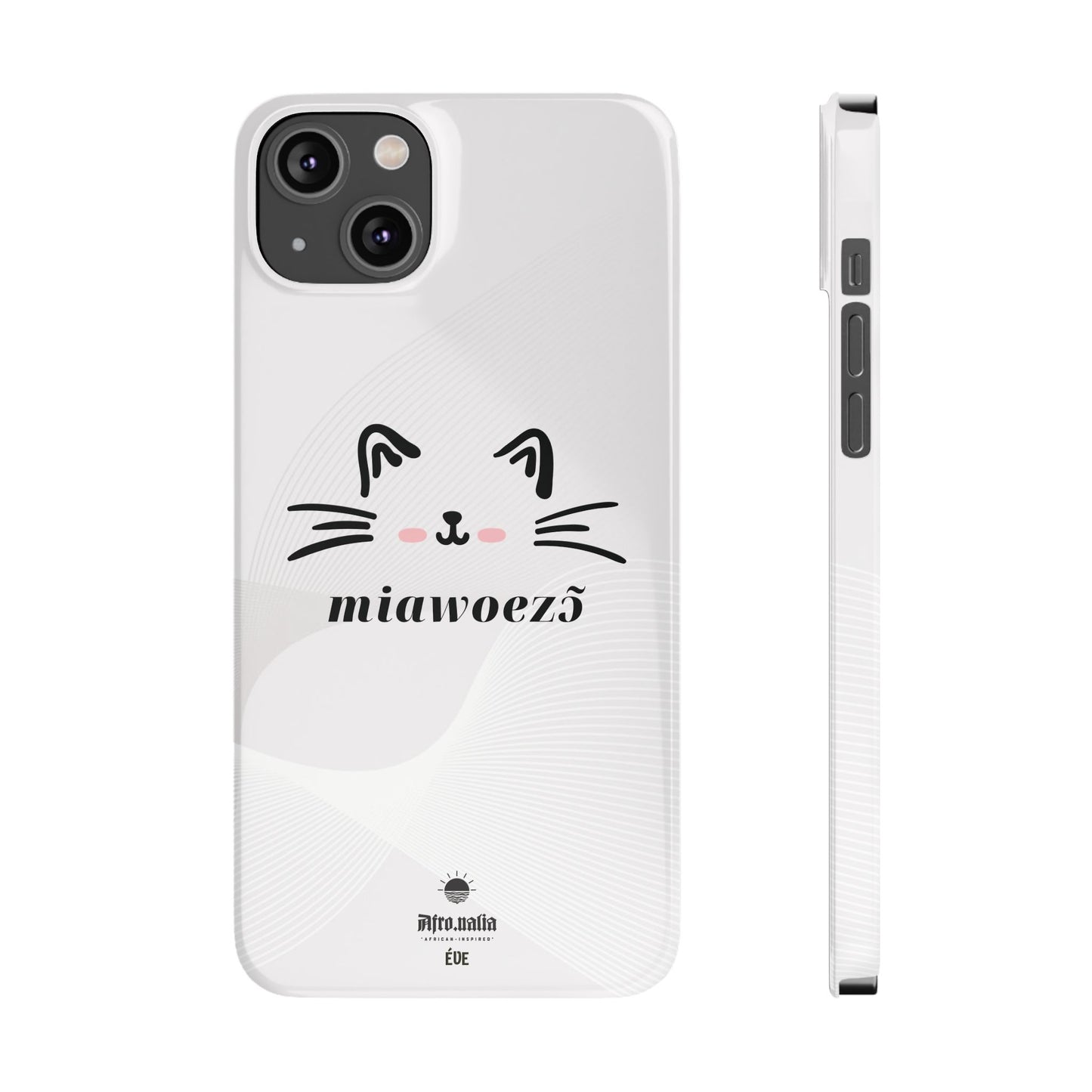 Miawoezo iPhone Slim Phone Cases