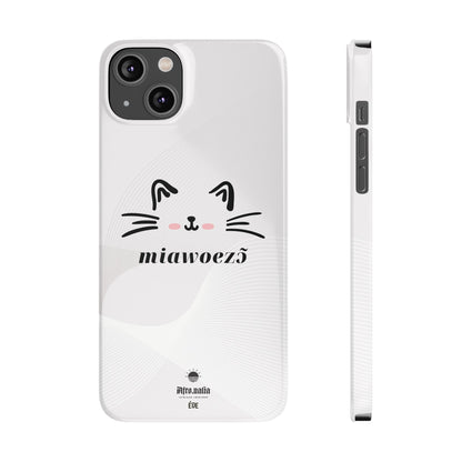 Miawoezo iPhone Slim Phone Cases