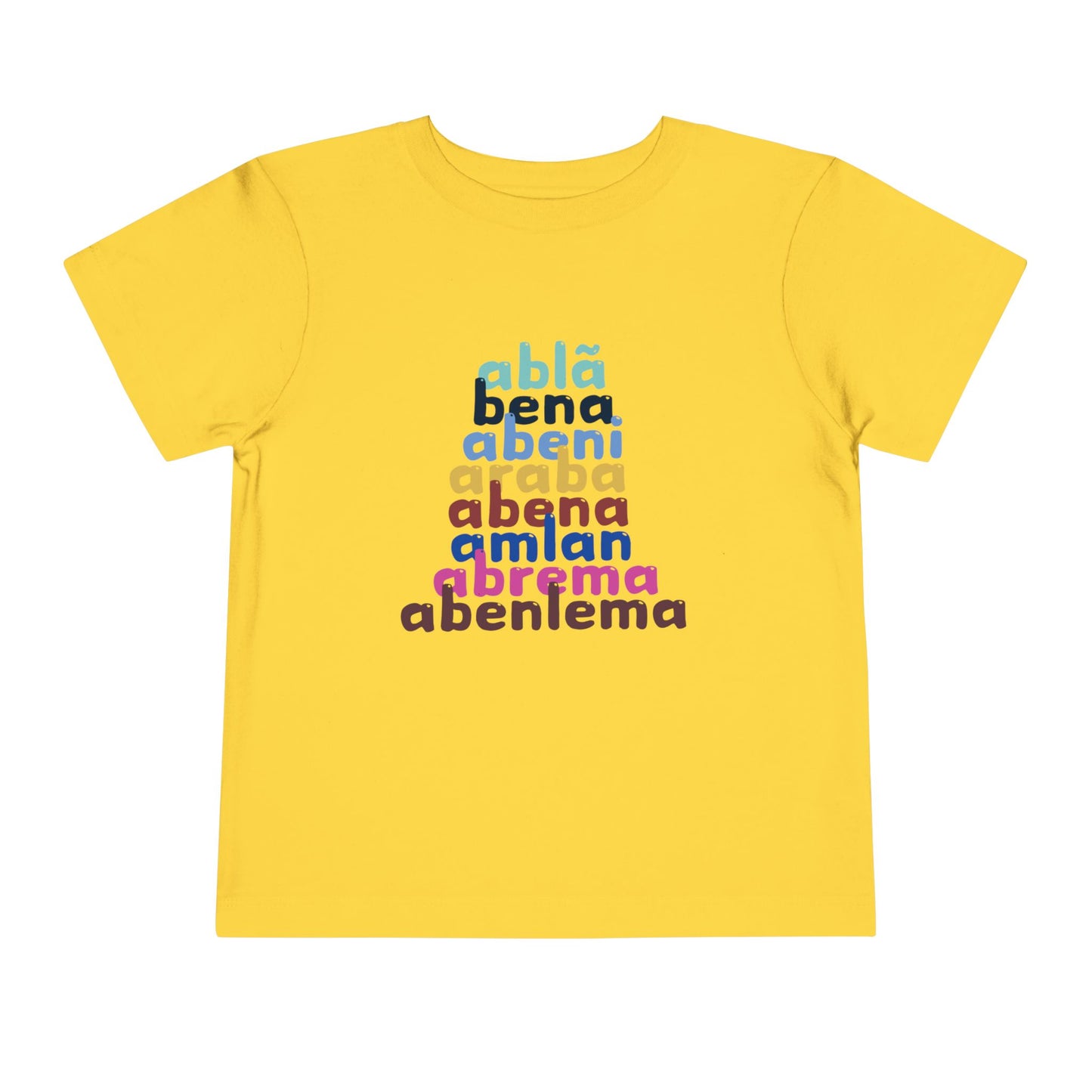 Different Shapes Of Abena Toddler Short Sleeve Tee