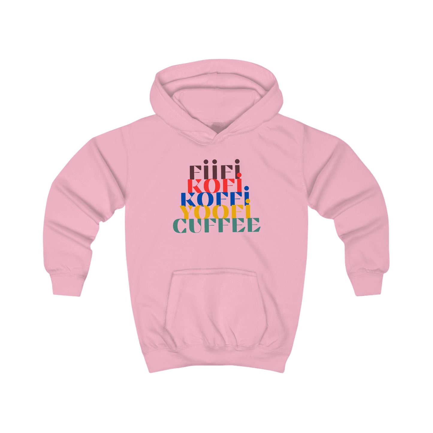 Different Shapes of Kofi Kids' Hoodie