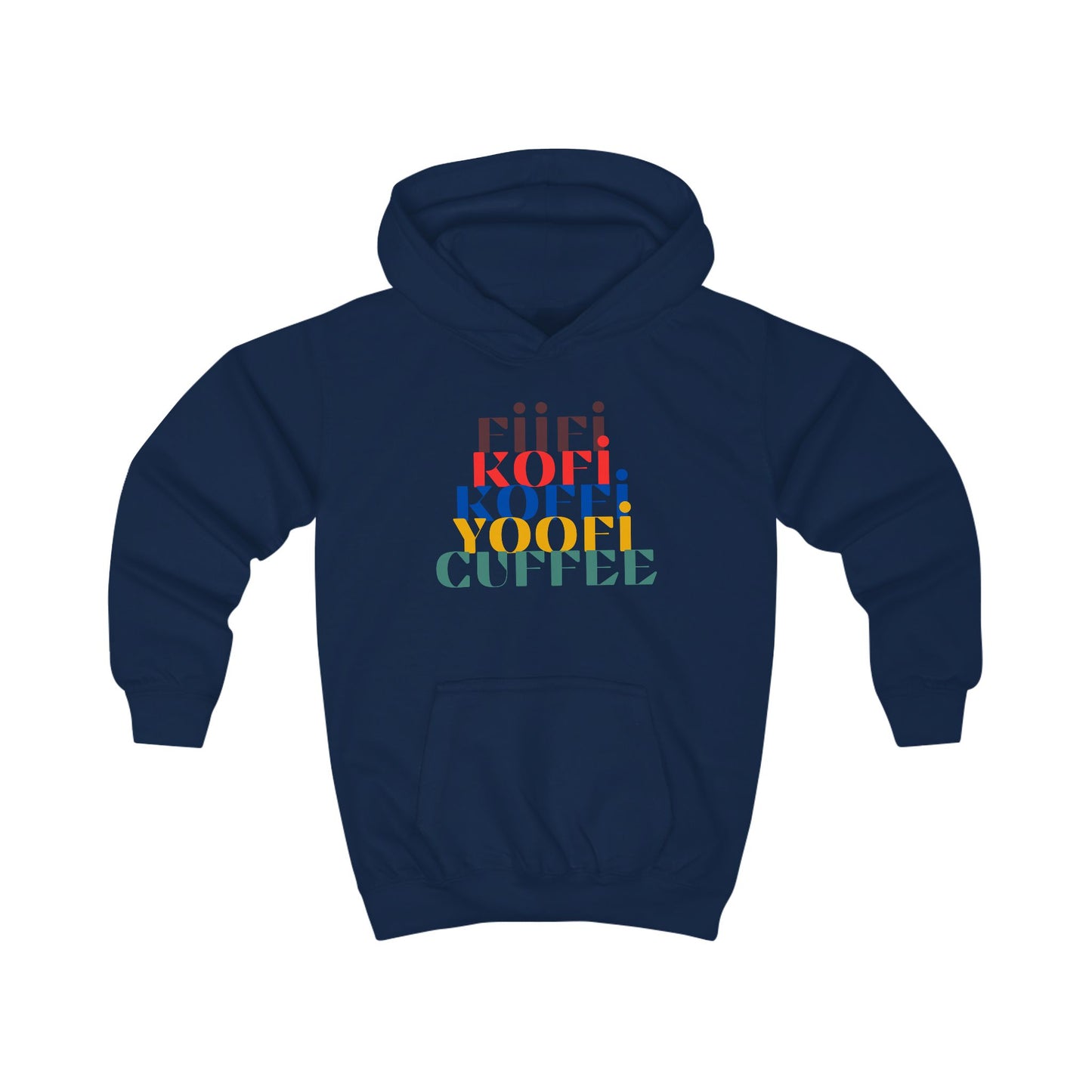 Different Shapes of Kofi Kids' Hoodie