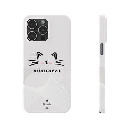 Miawoezo iPhone Slim Phone Cases