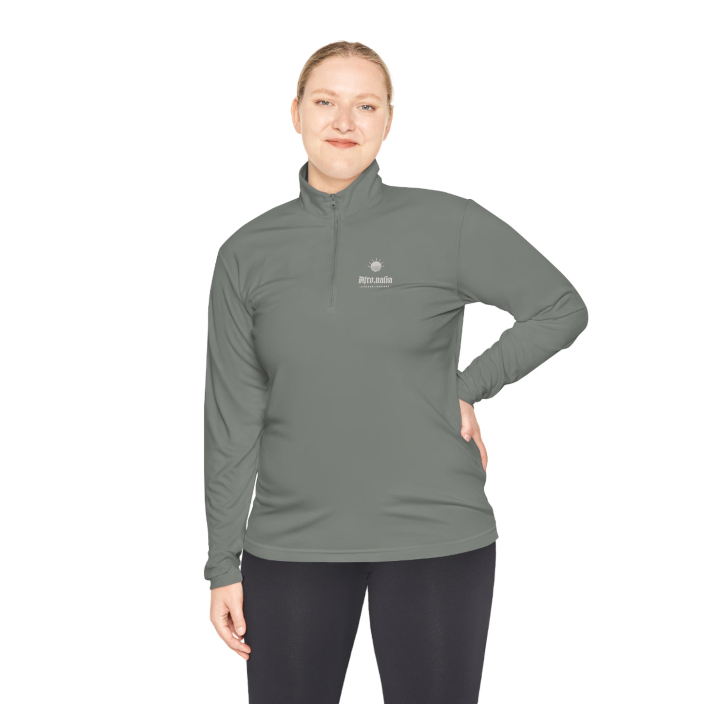 Afronalia Quarter-Zip Pullover