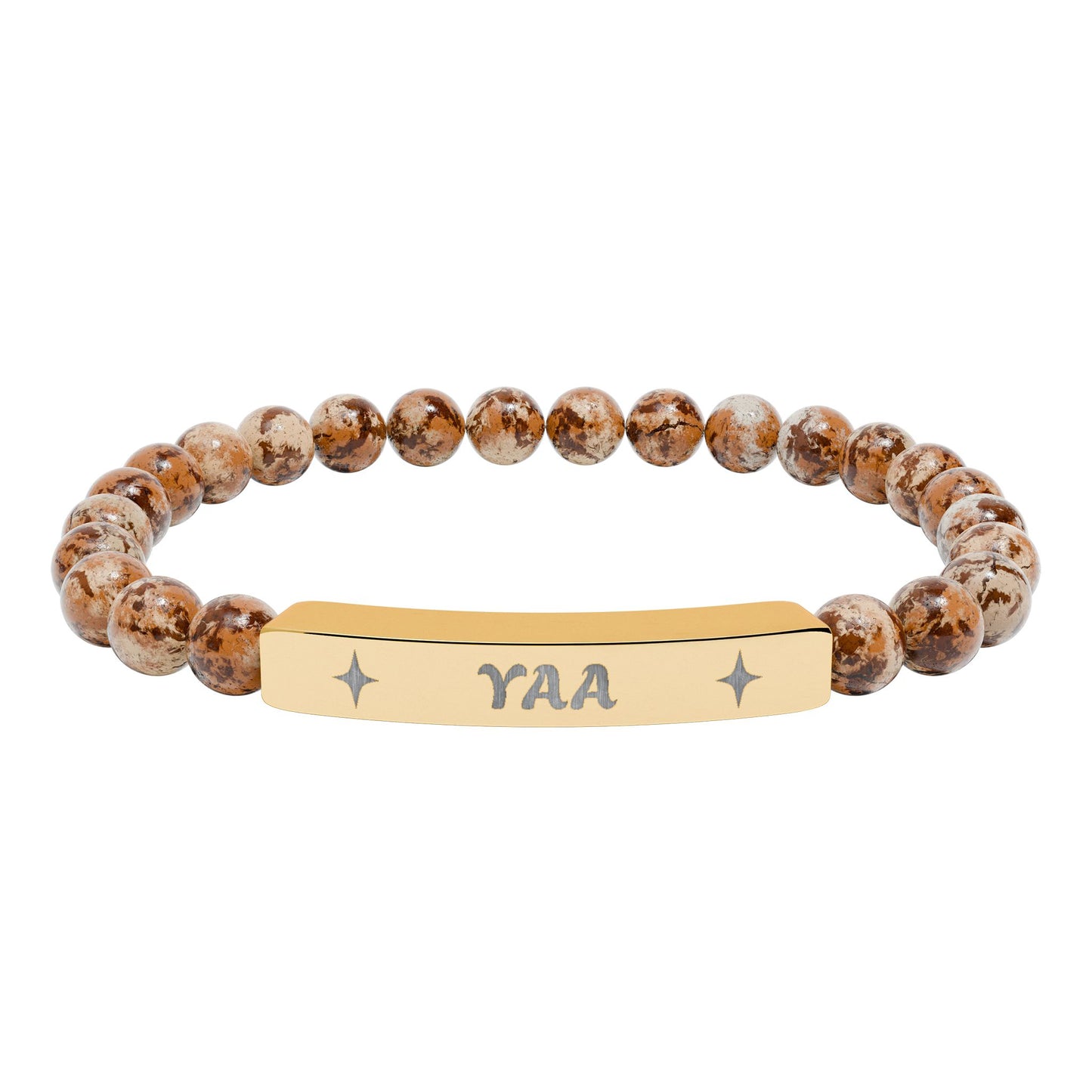 Yaa Stretch Bar Bracelet (Engraving)