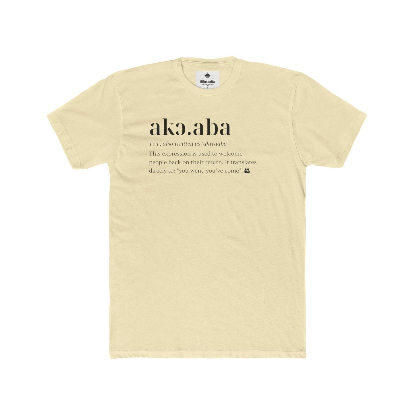 Akɔaba Cotton Crew T-shirt