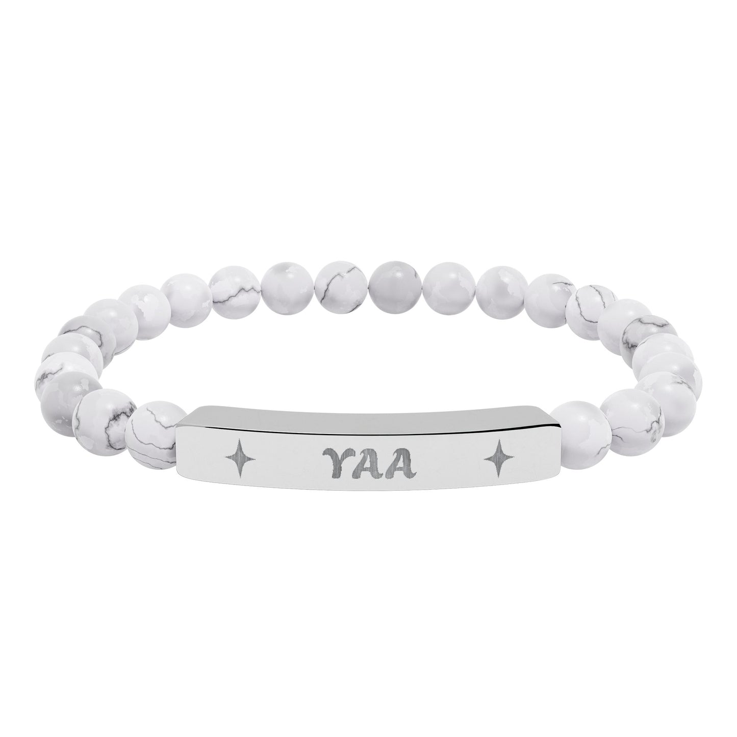 Yaa Stretch Bar Bracelet (Engraving)
