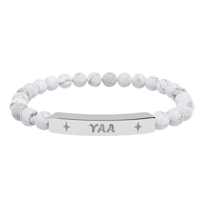 Yaa Stretch Bar Bracelet (Engraving)