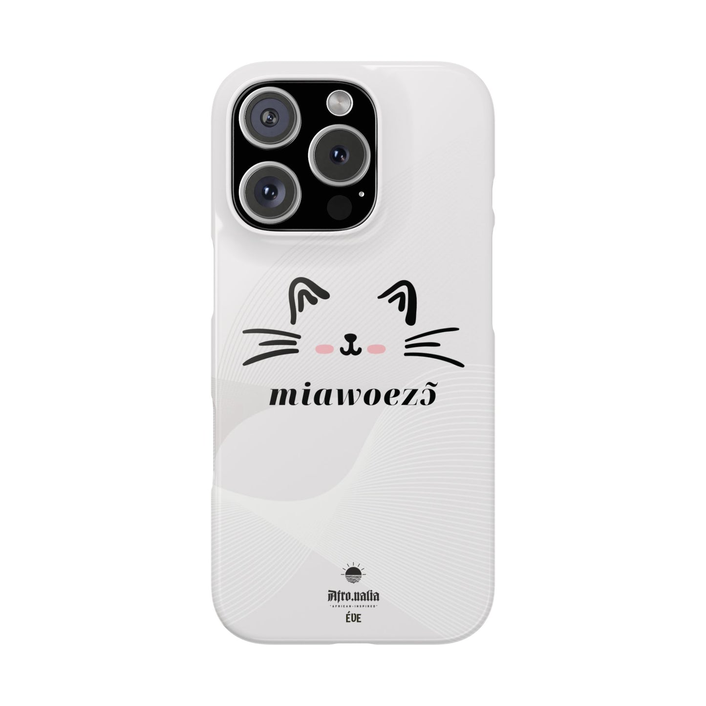 Miawoezo iPhone Slim Phone Cases