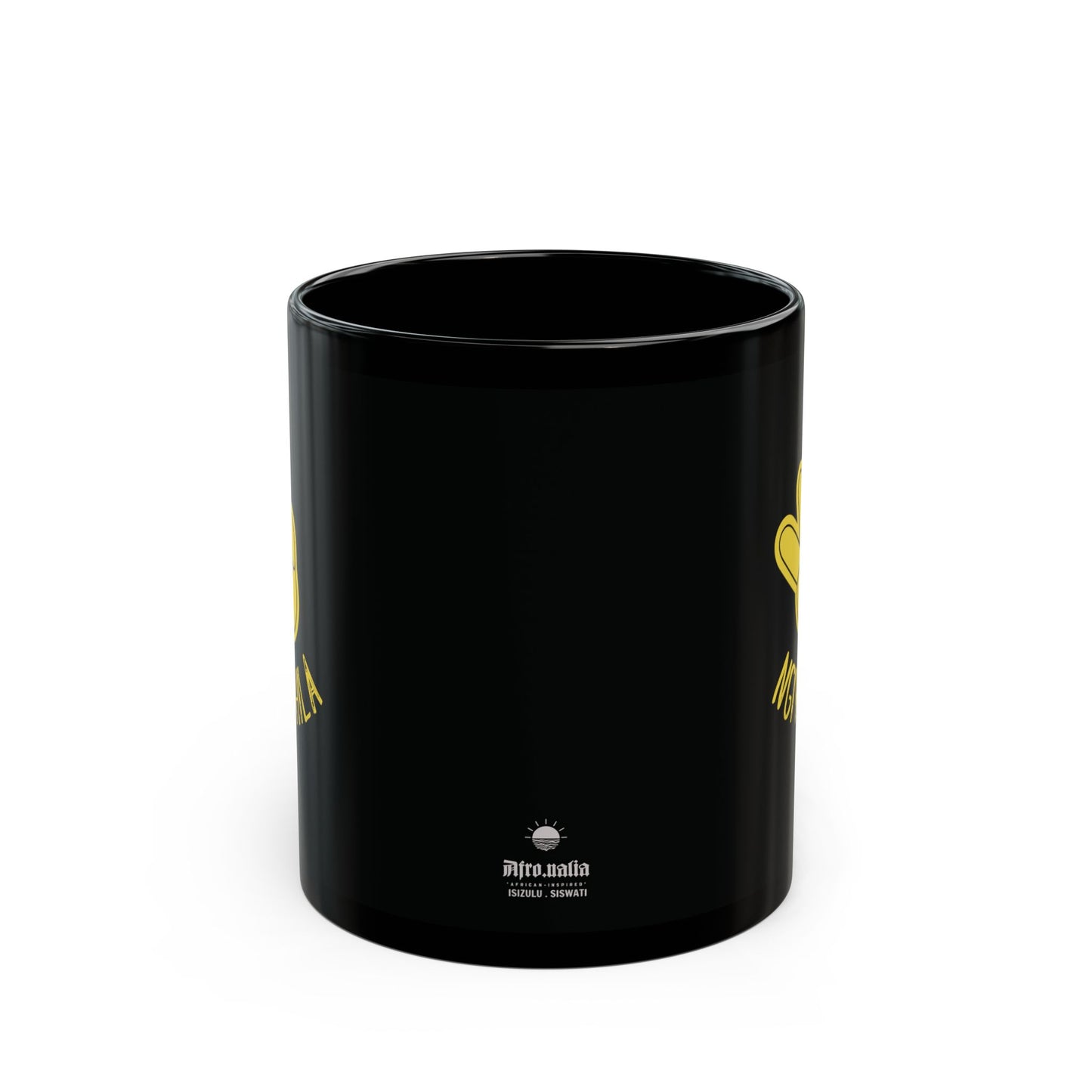 Ngiyaphila Black Mug