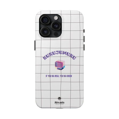 Kukujumuku Black Tough Phone Cases