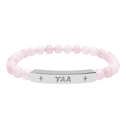 Yaa Stretch Bar Bracelet (Engraving)