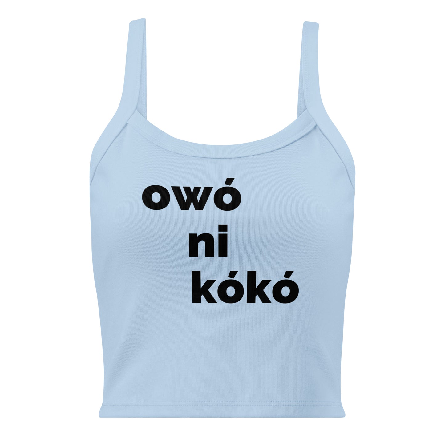 Owo Ni Kókó Micro-Rib Tank Top